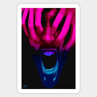 Scream Sticker